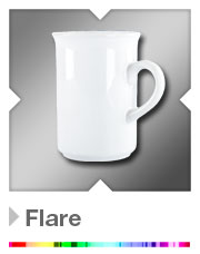Flare printed mug