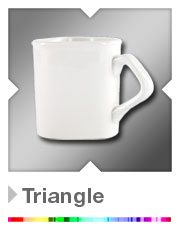 printed mug triangle